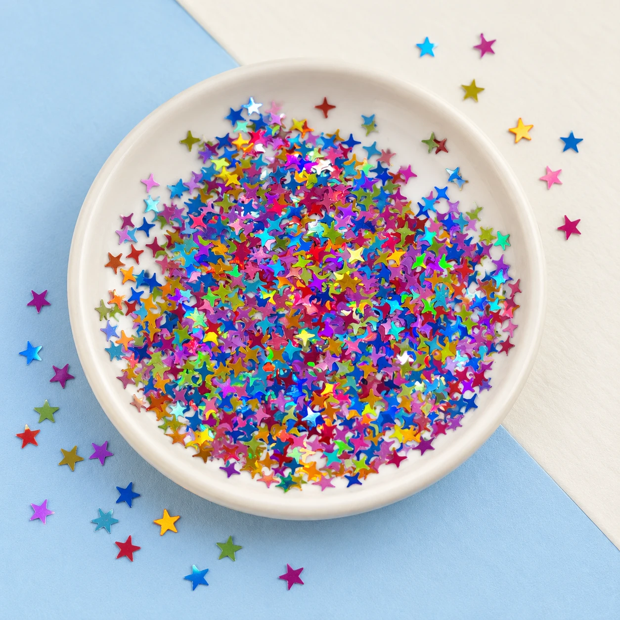 Bright Multicolor Star Confetti MA301 displayed for assortment selection