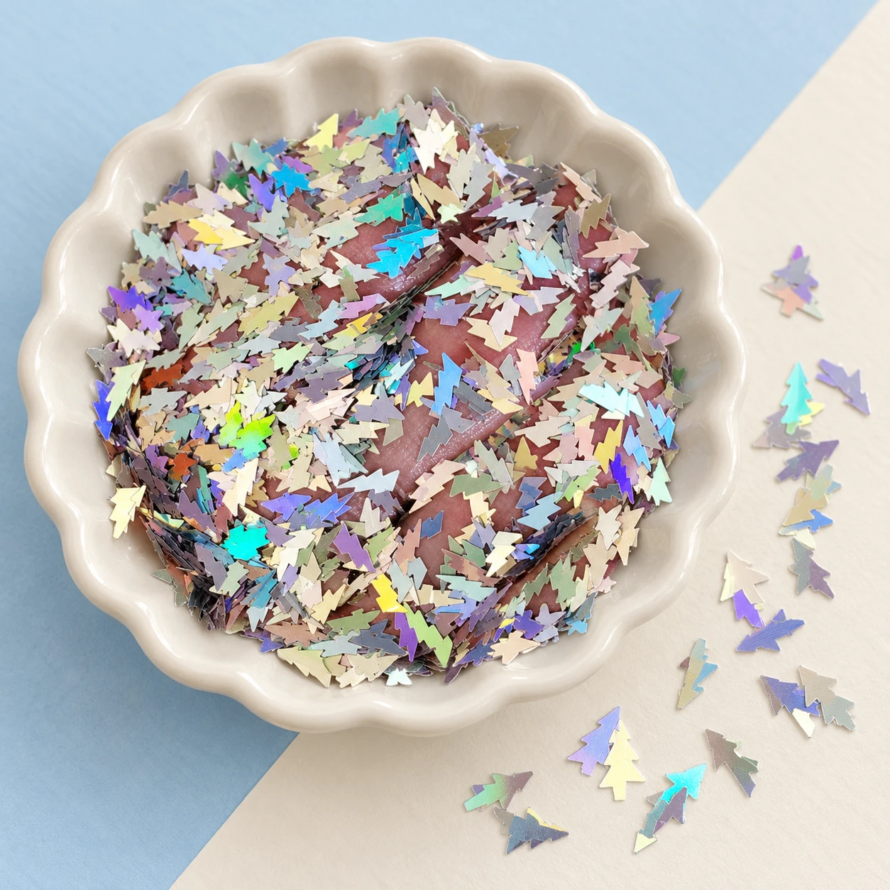 Iridescent Tree Silhouette Sequins MA187 displayed for assortment selection