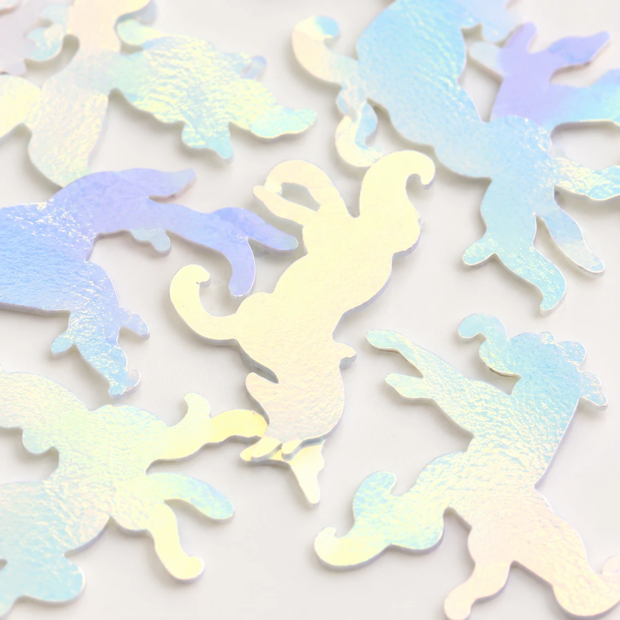 Large Iridescent Unicorn Sequins MA101 close-up showing the decorative shape and finish