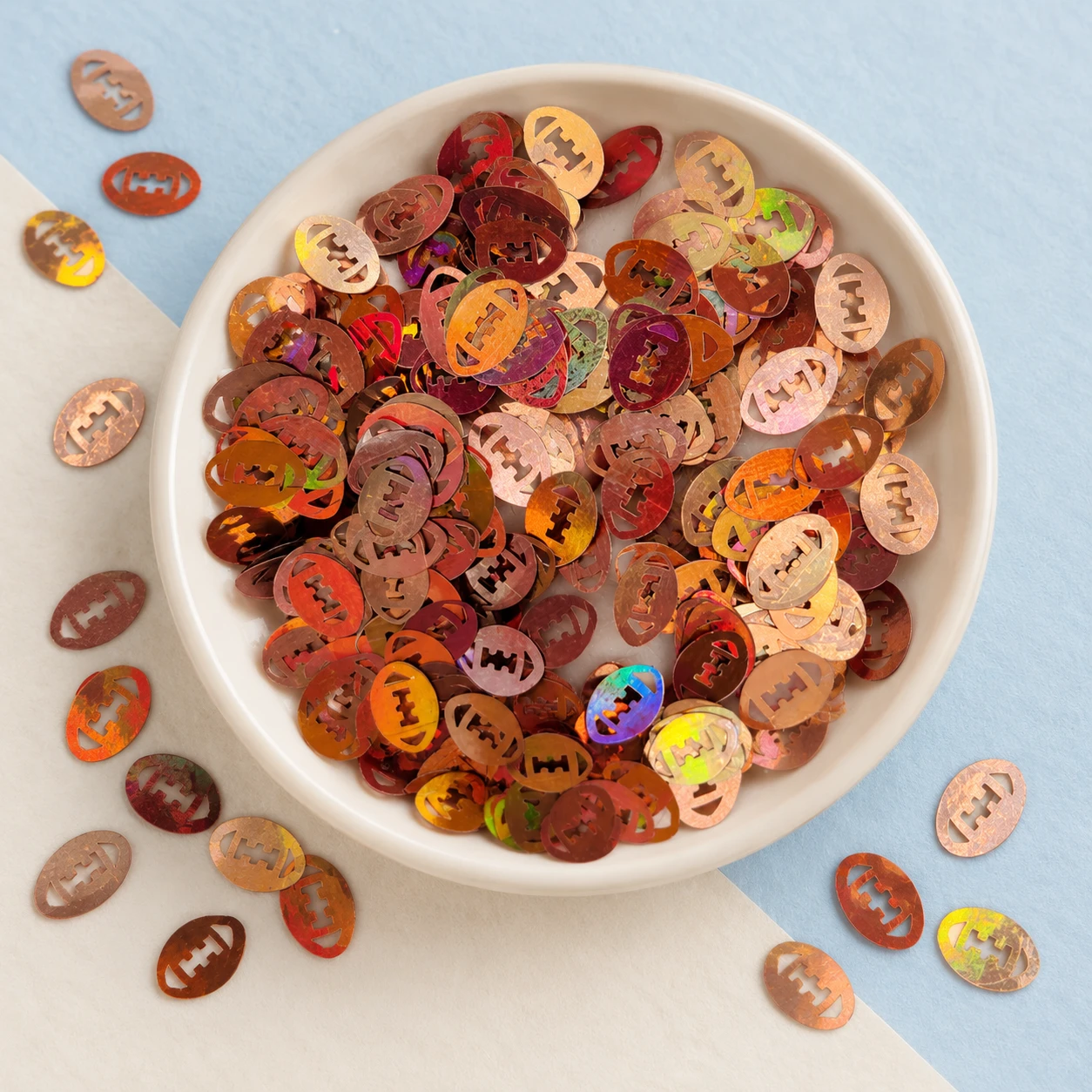 Metallic Smiley Face Sequins MA177 displayed for assortment selection