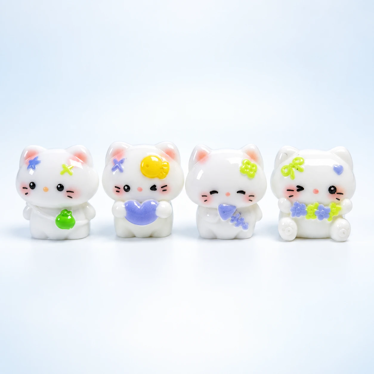 Mini Cat Resin Charms RW002244 on a clean light studio background