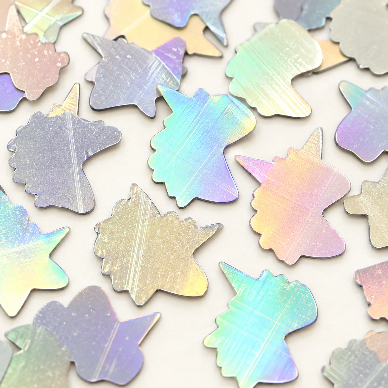 Mini Iridescent Unicorn Sequins MA104 close-up showing the decorative shape and finish