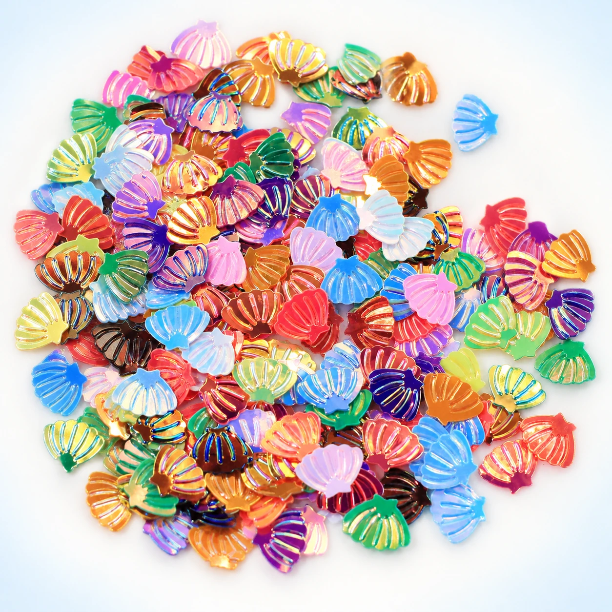 Mini Metallic Shell Sequins MA010 on a clean light studio background