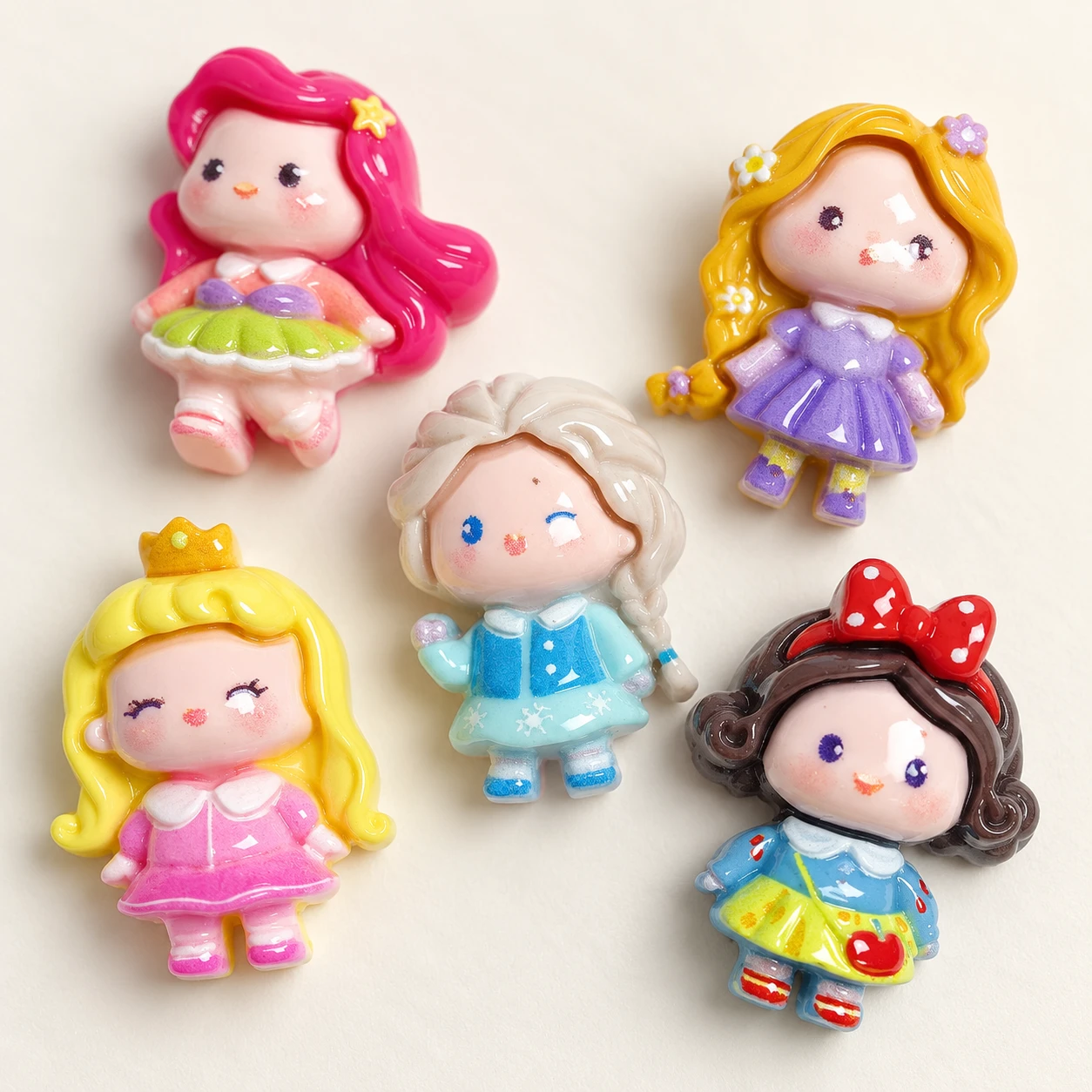 Princess Figure Decorative Charms RW00748 close-up showing the decorative shape and finish