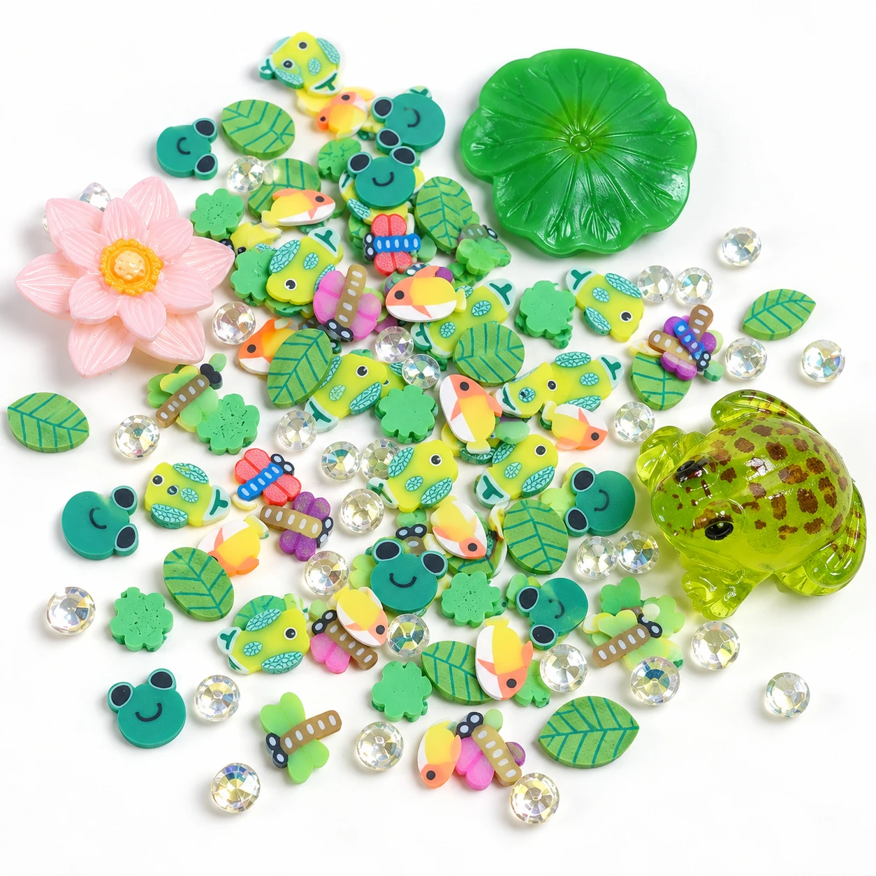 Detail visualization of frog & lily pad filler mix, SLM004103