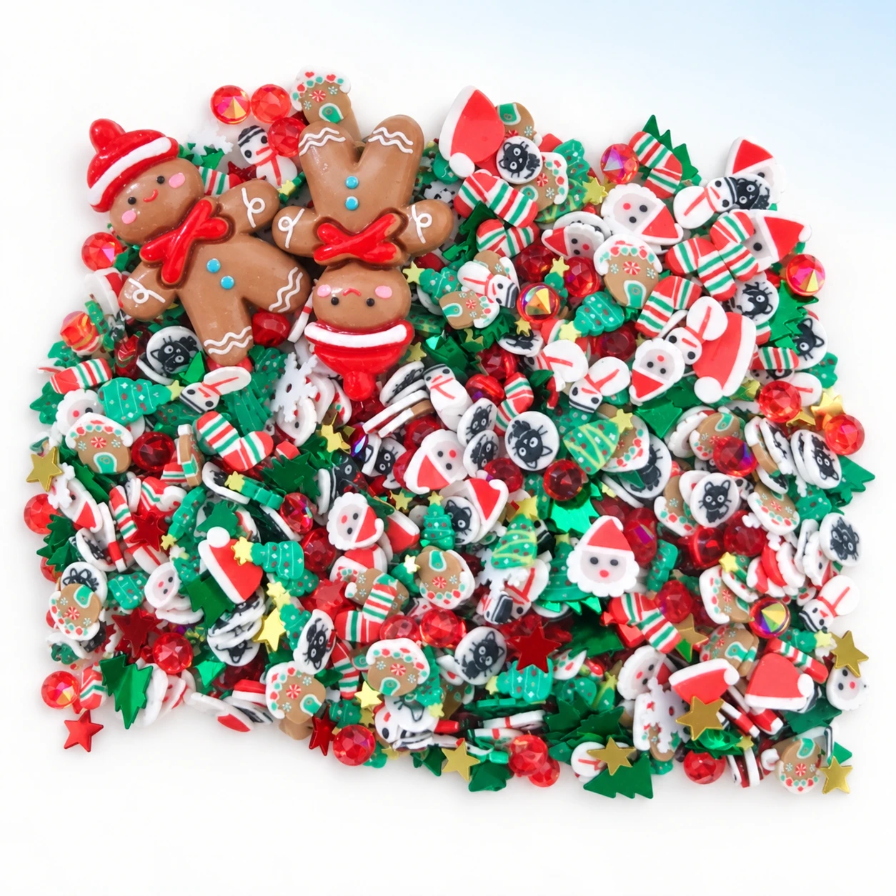 Gingerbread & Christmas Filler Mix on a bright white studio background, SLM26529