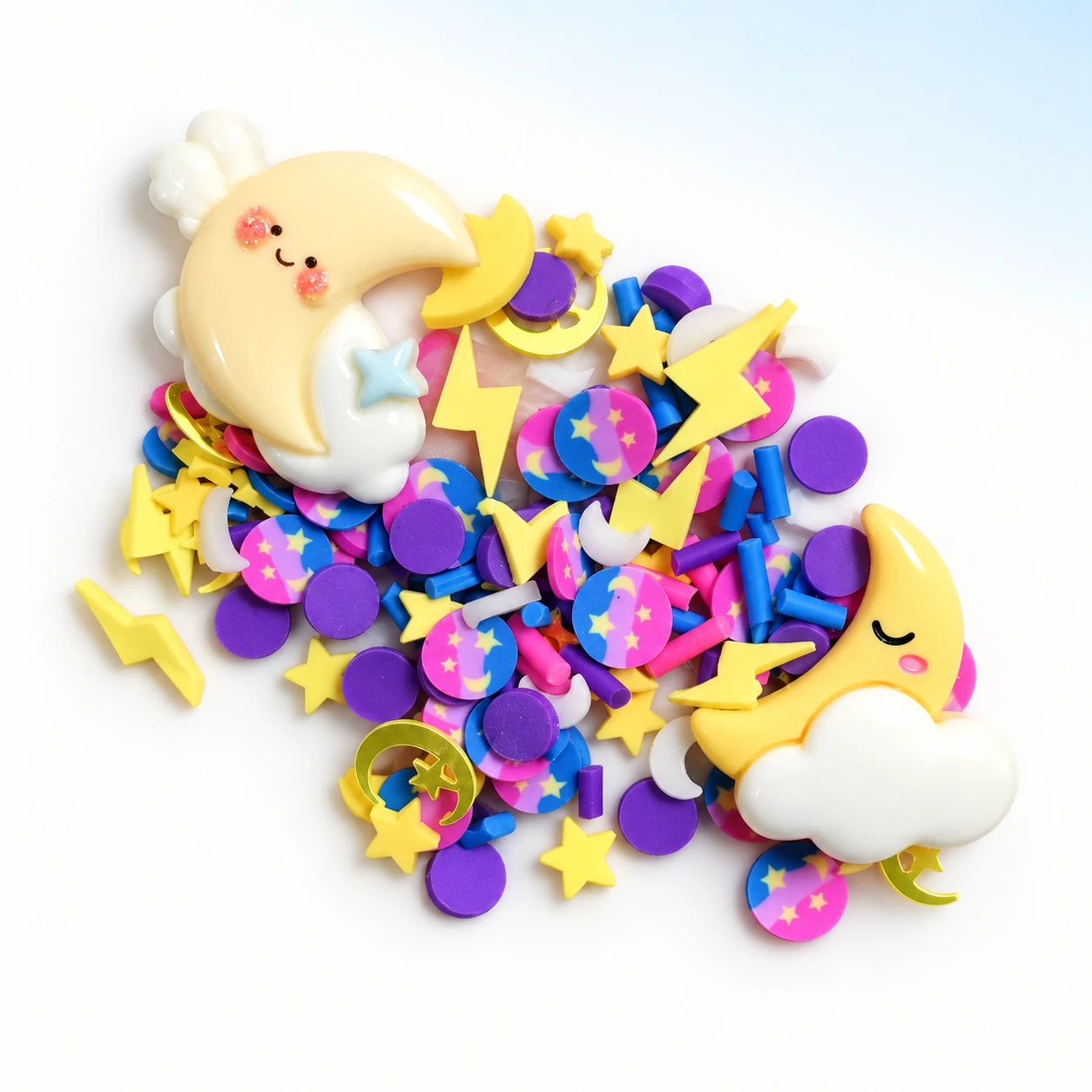 Moon & Cloud Filler Mix on a bright white studio background, SLM684