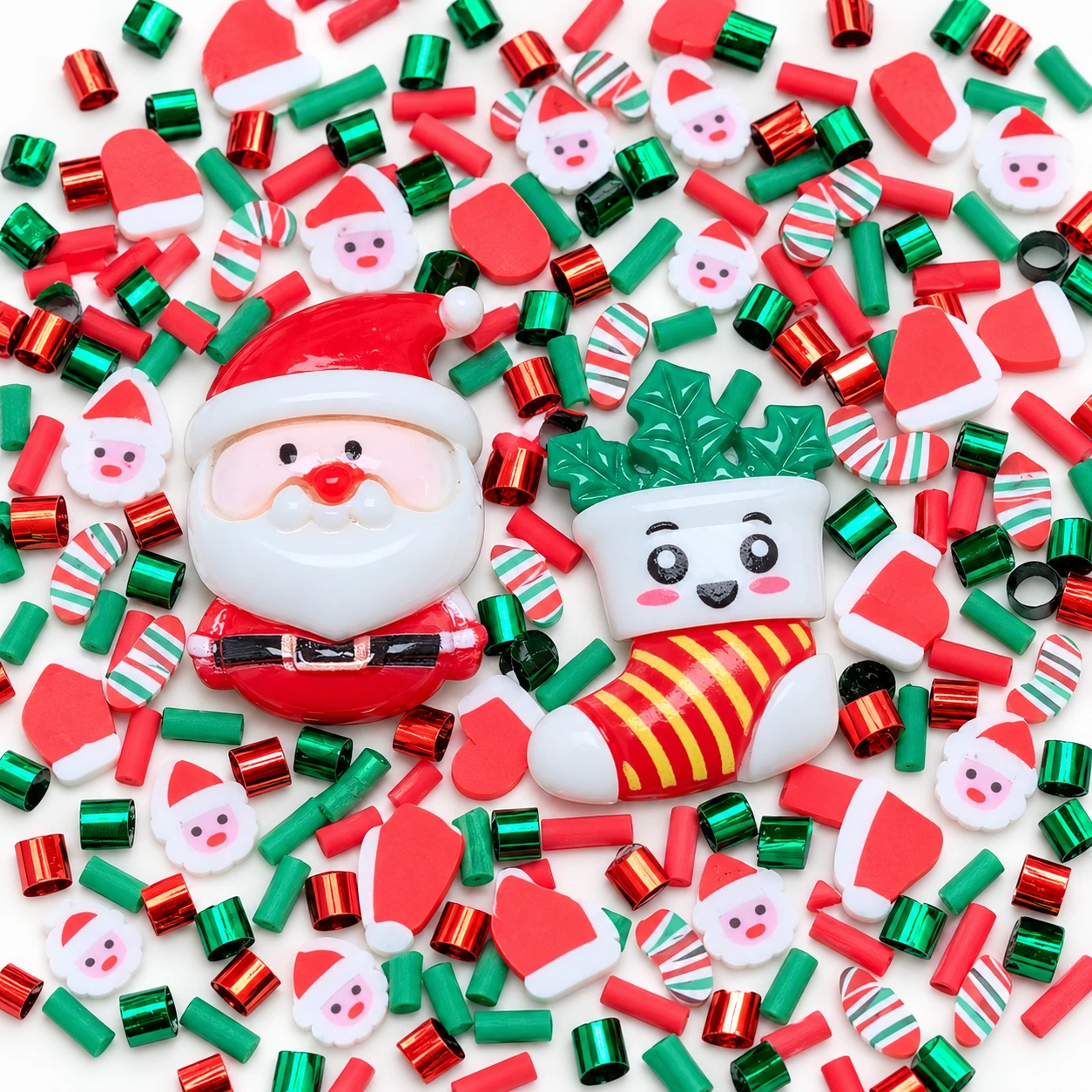 Detail visualization of santa & christmas sprinkle filler mix, SLM10130