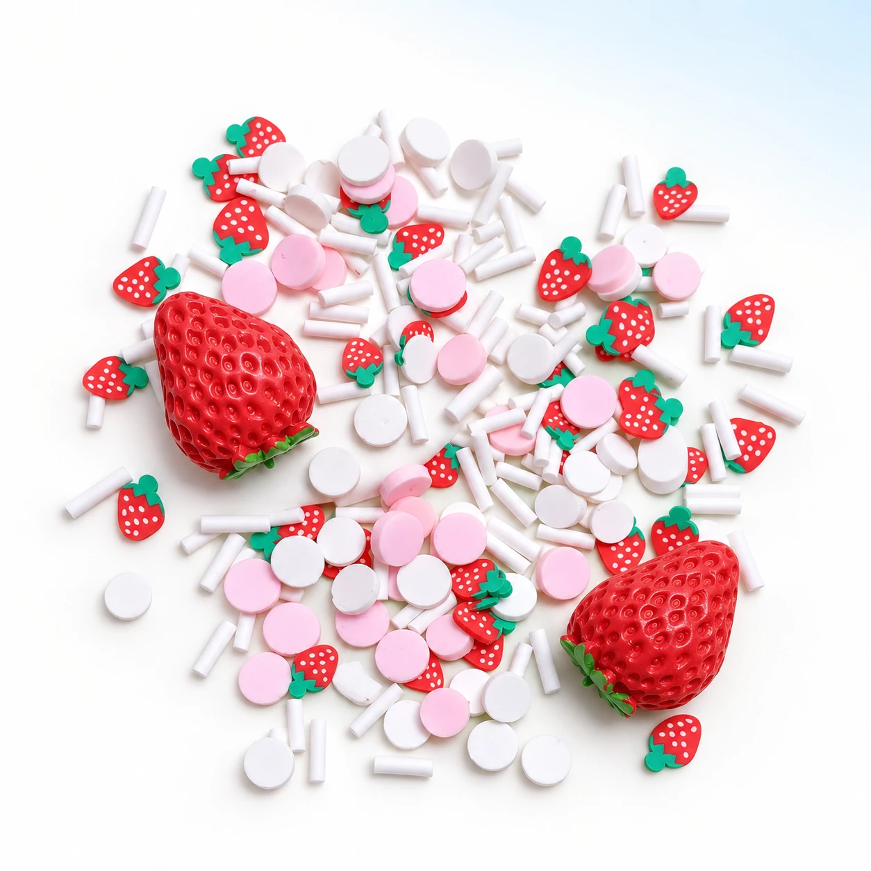 Strawberry & Pastel Sprinkle Filler Mix on a bright white studio background, SLM26521
